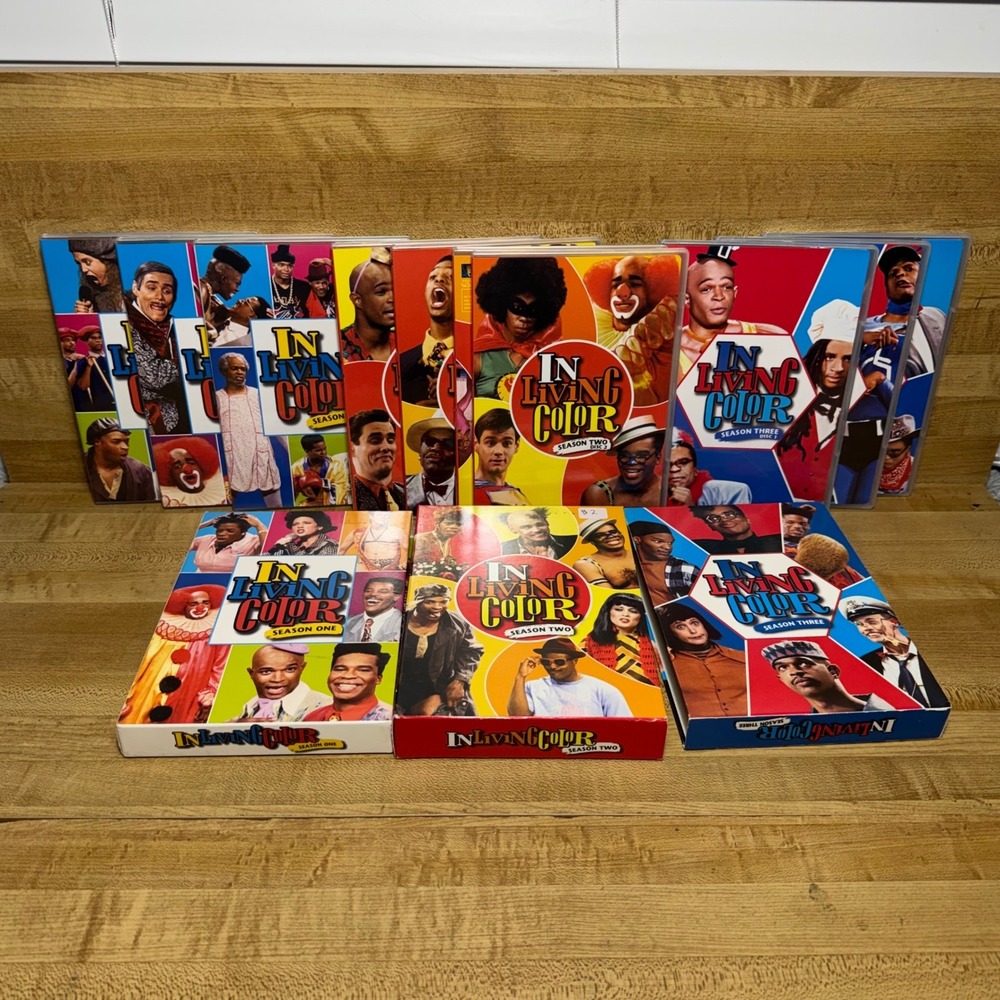 In Living Color Seasons 1 2 3 DVD Box Set Bundle 90s Sketch Comedy Wayans Carrey - Picture 2 of 2